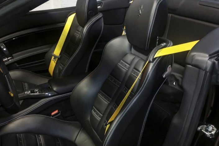Cinturón personalizado amarillo Porsche